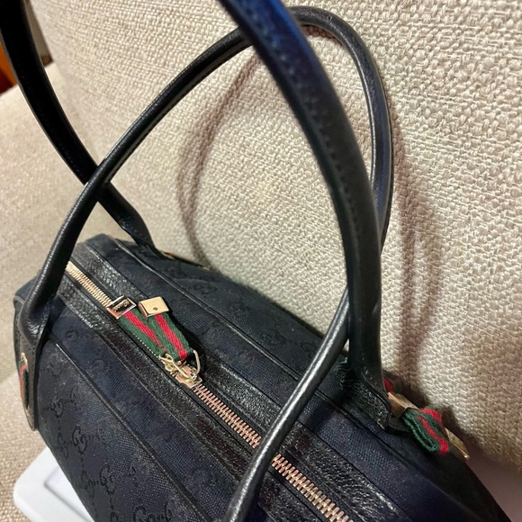 Vintage Gucci black canvas, excellent condition - Picture 14 of 14